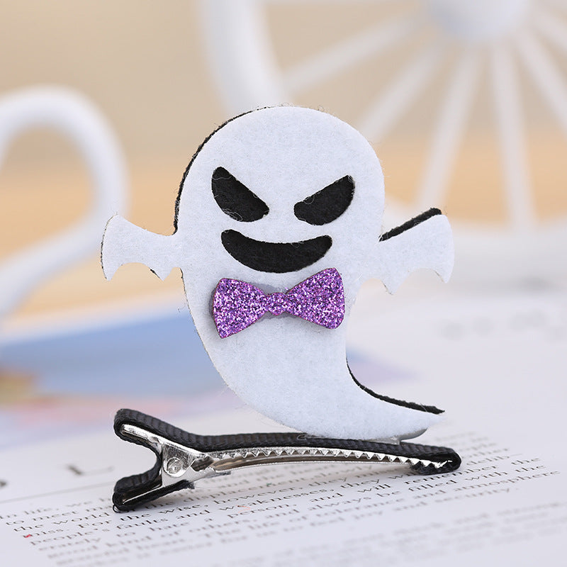 Wholesale Halloween Costume Cute Bat Ghost Wizard Hat Pumpkin Three-dimensional Hairpin